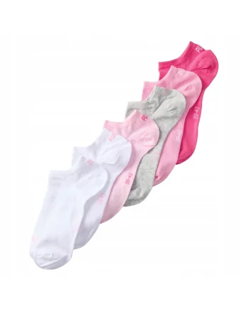 Sosete Sport,  701238879 002, Marime: 43-46, Continut Ridicat De Bumbac Pentru Confort, Constructie Respirabila Care Sustine Ventilatia, Cusaturi Plate Care Minimizeaza Frecarea, Elastic Pentru Prevenirea Alunecarii, Multicolore, 6 Pachete