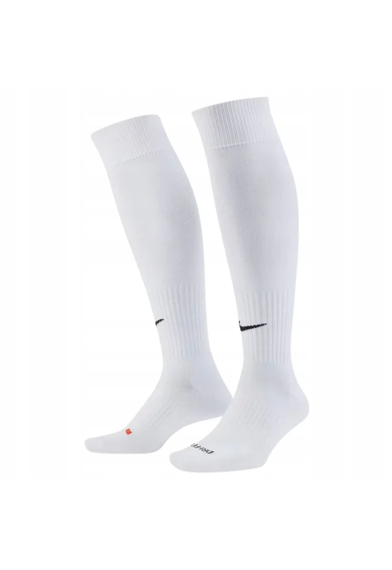 Sosete Fotbal  Academy SX4120 101 Marime 38 42 Alb Tehnologie Dri Fit Pentru Gestionarea Umiditatii Material Respirabil Pentru Ventilatie Activa Banda Pe Arcada Piciorului Pentru Stabilitate Si Suport Varf Intarit