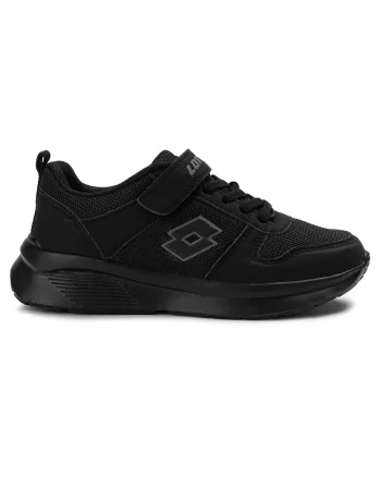 Pantofi sport copii  SOBRIO OC, velcro, negru, material sintetic si textil