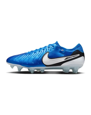 Pantofi pentru fotbal Tiempo Legend 10 Elite, Alb/Albastru royal