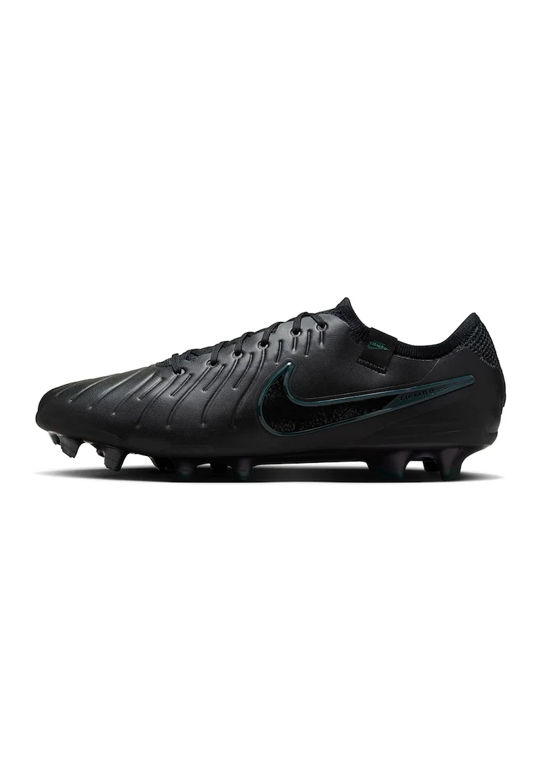 Pantofi din piele ecologica, pentru fotbal Tiempo Legend 10 Elite, Negru
