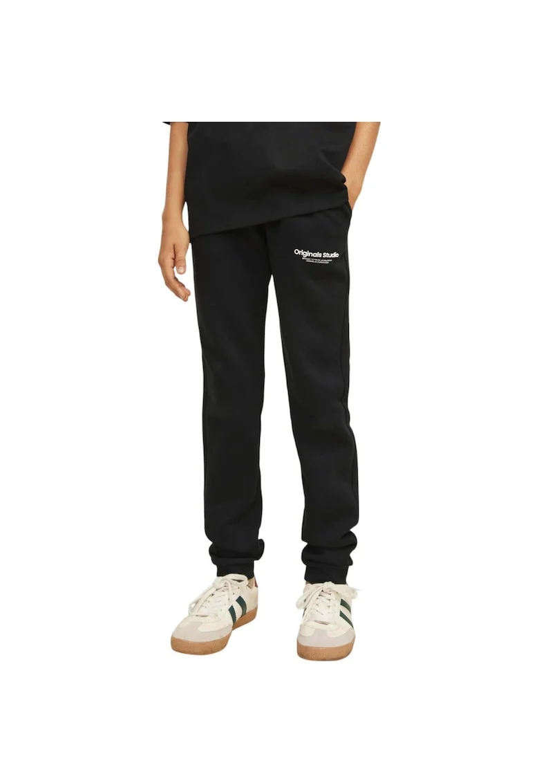 Pantaloni JACK &JONES Gordon Vesterbro Cuffed JNR 39789, Negru
