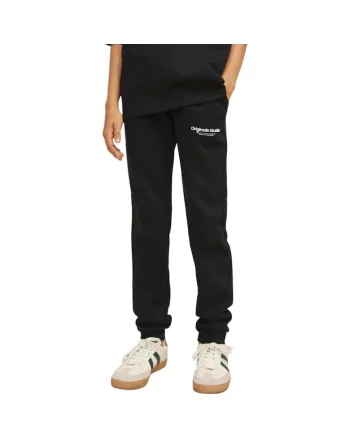 Pantaloni JACK &JONES Gordon Vesterbro Cuffed JNR 39789, Negru