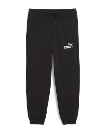 Pantaloni de trening din amestec de bumbac cu banda logo in talie, Negru