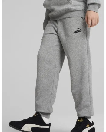 Pantaloni de trening conici cu buzunare laterale, Gri melange