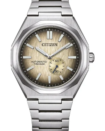 Ceas automatic din titan, Argintiu