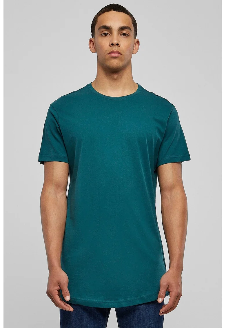 Tricou uni cu maneci scurte, Albastru petrol