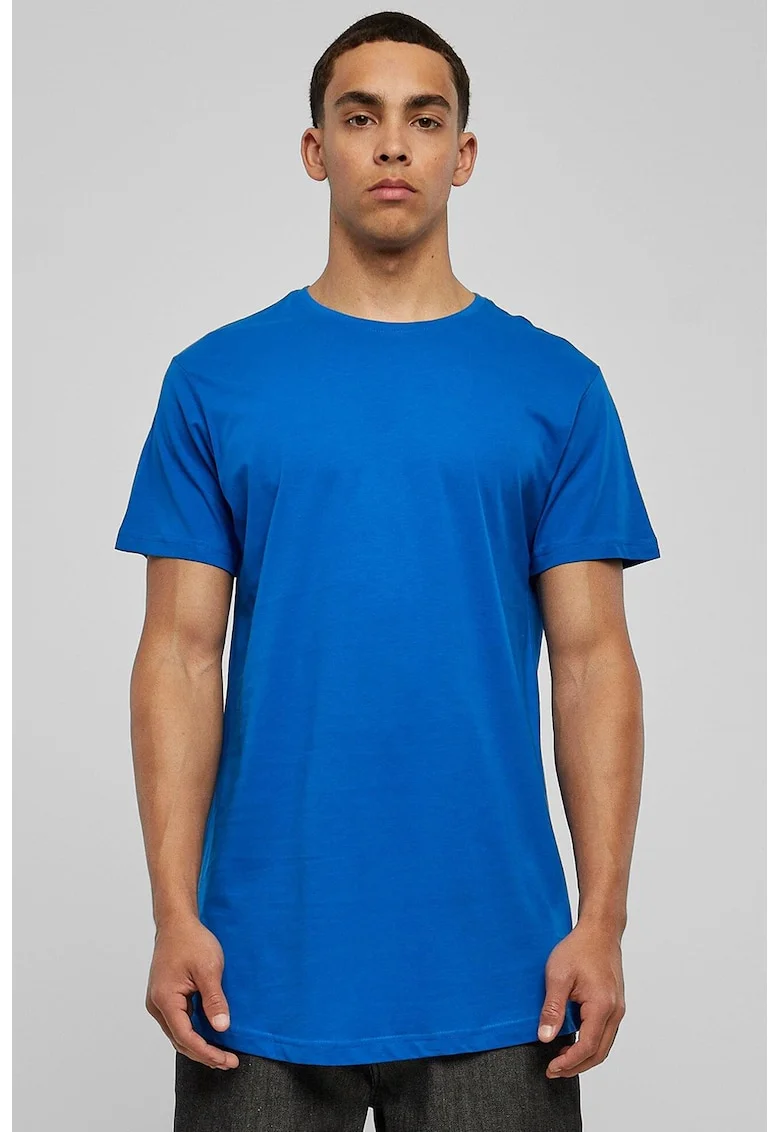 Tricou uni cu maneci scurte, Albastru electric