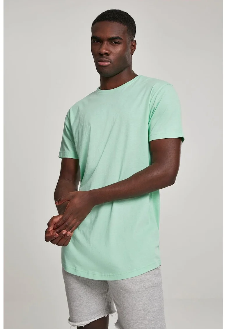 Tricou uni cu maneci scurte, Verde pastel