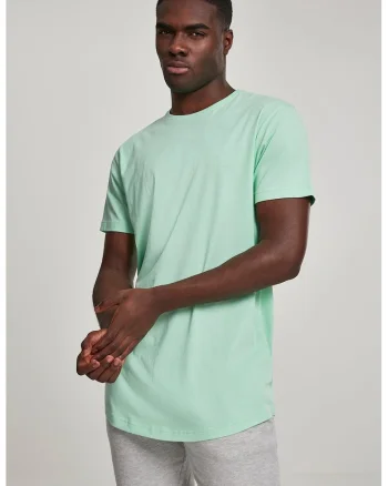 Tricou uni cu maneci scurte, Verde pastel