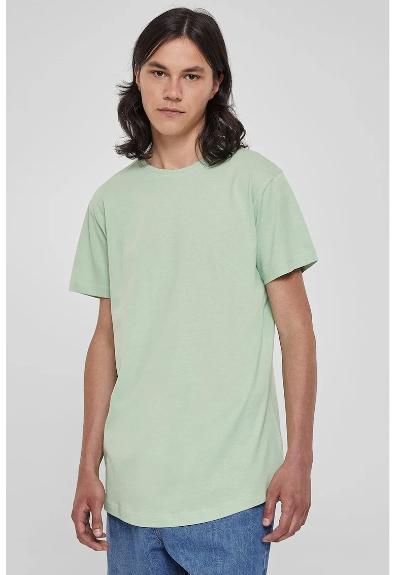 Tricou uni cu maneci scurte, Verde deschis