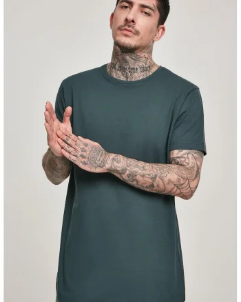Tricou uni cu maneci scurte, Verde padure