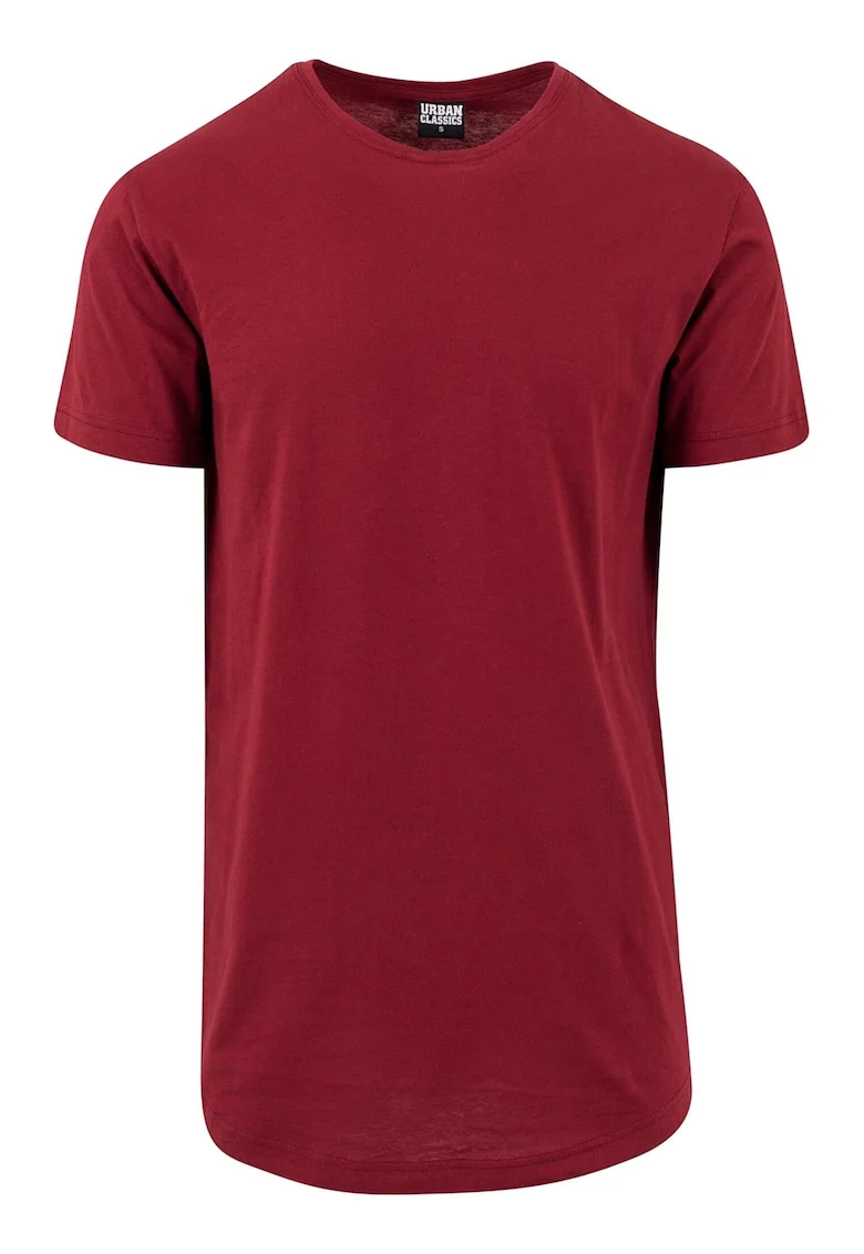 Tricou uni cu maneci scurte, Rosu
