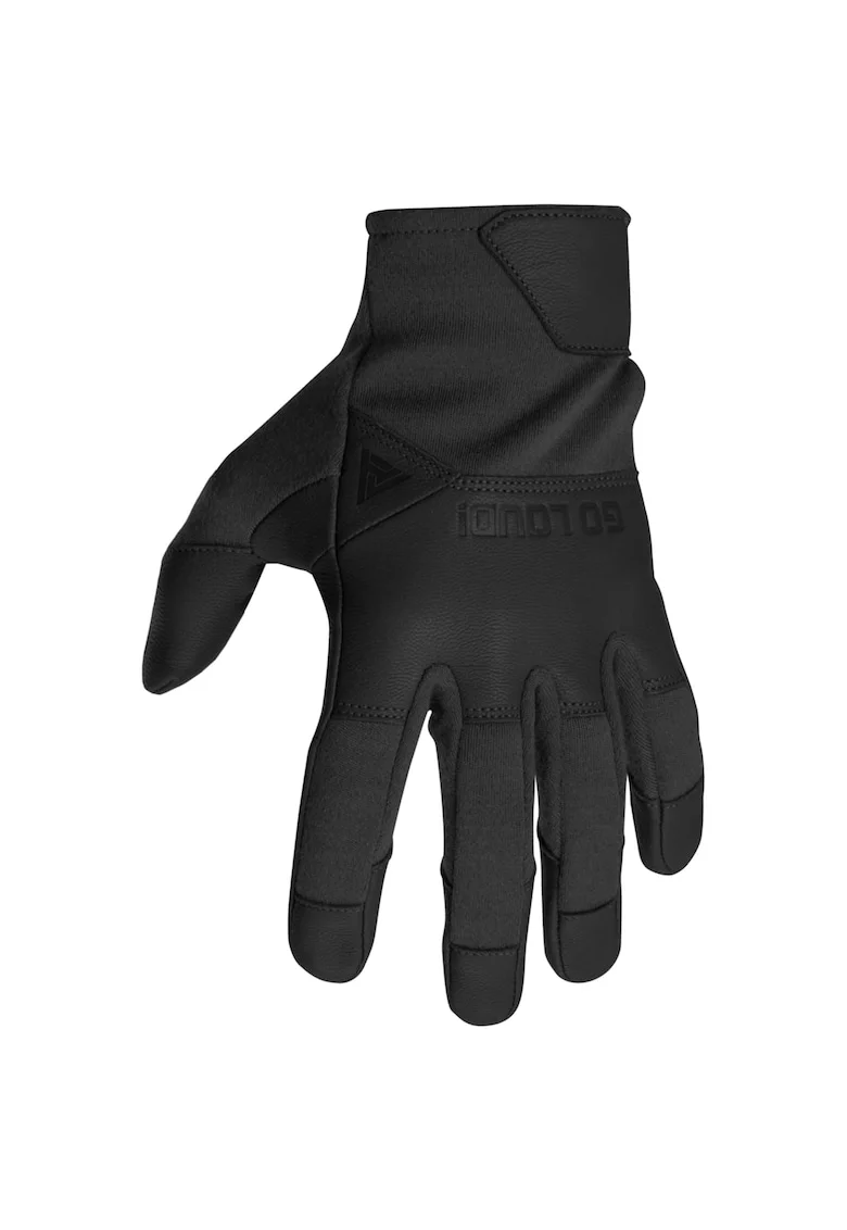 Manusi sport,  Piele naturala, Negru,