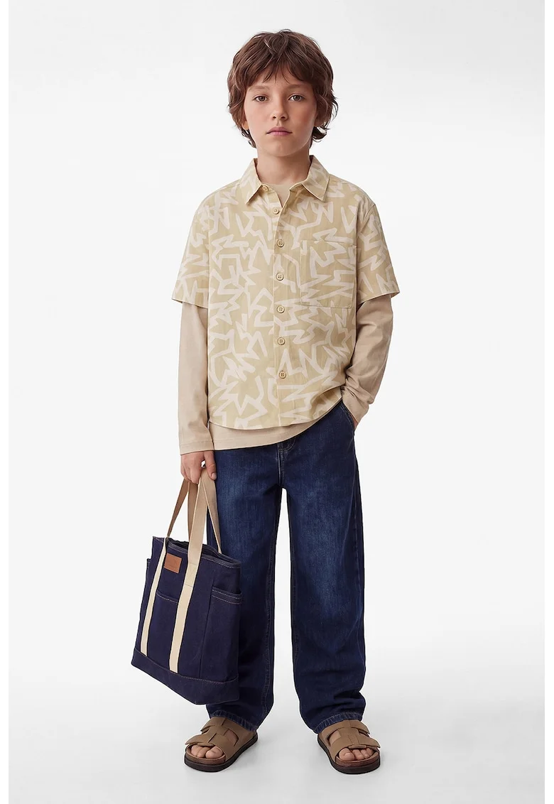 Blugi baggy fit, Albastru indigo inchis