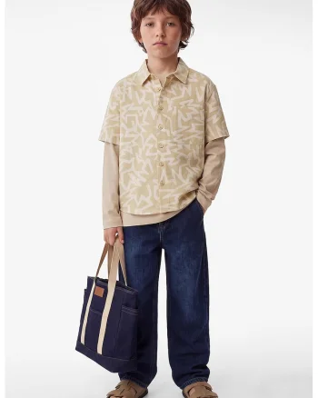 Blugi baggy fit, Albastru indigo inchis