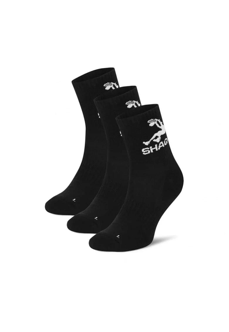 3 Perechi sosete sport barbati,  12227, Negru