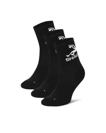 3 Perechi sosete sport barbati,  12227, Negru