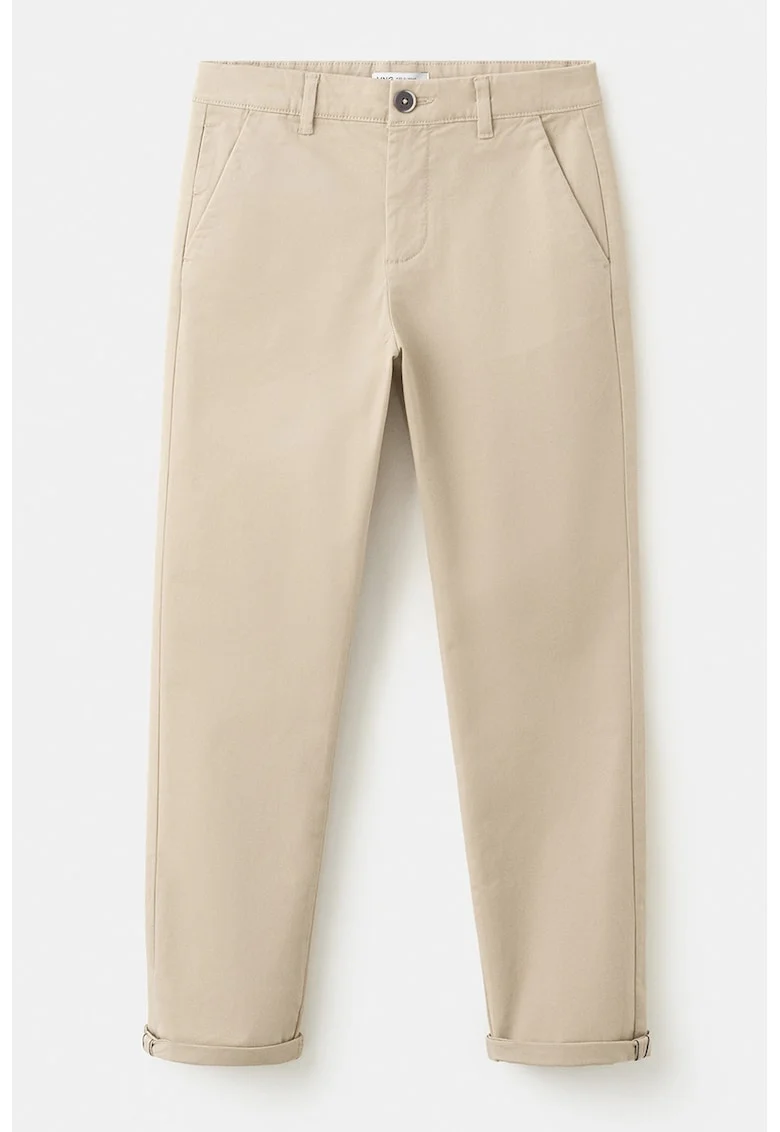 Pantaloni chino cu buzunare, Bej sampanie