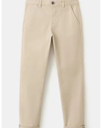 Pantaloni chino cu buzunare, Bej sampanie