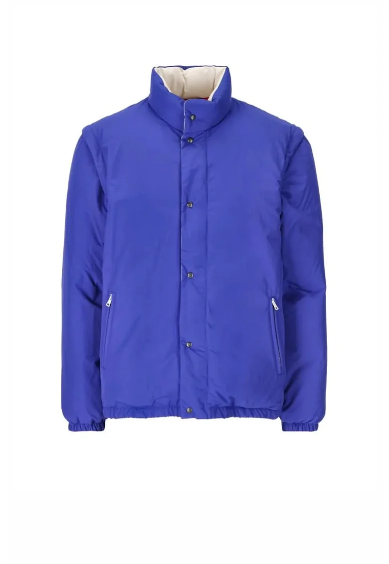 Geaca Puf,  Nailon, BLUE