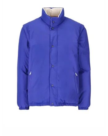 Geaca Puf,  Nailon, BLUE