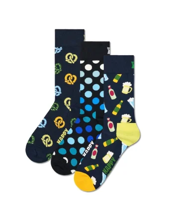 Set de 3 perechi de sosete lungi unisex