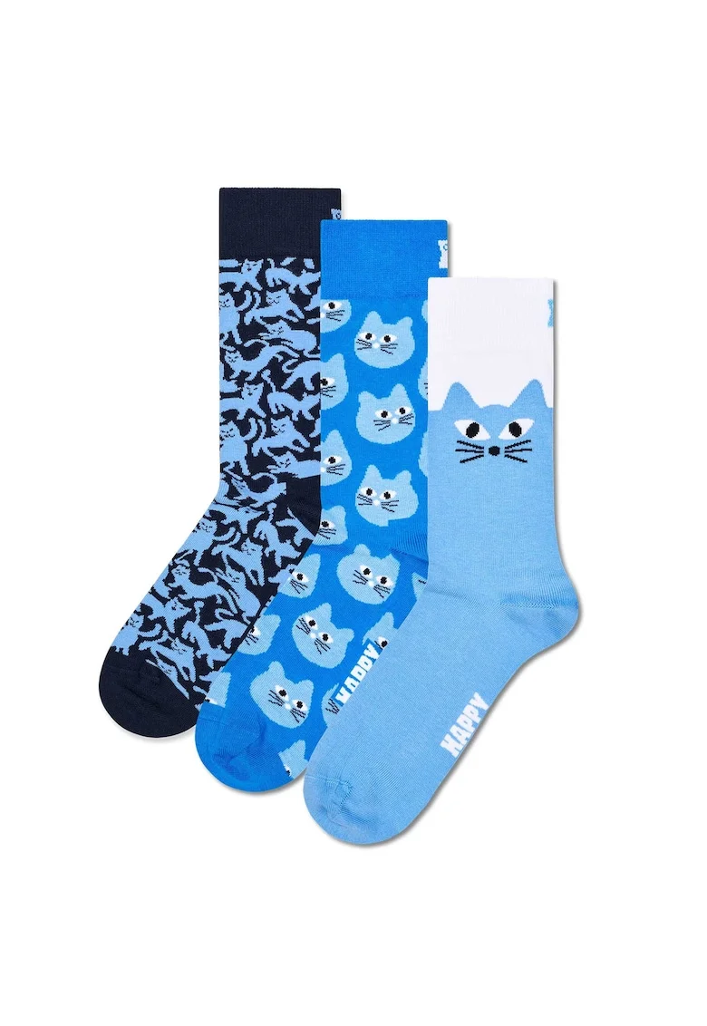 Set de 3 perechi de sosete lungi unisex