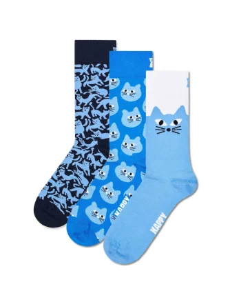 Set de 3 perechi de sosete lungi unisex