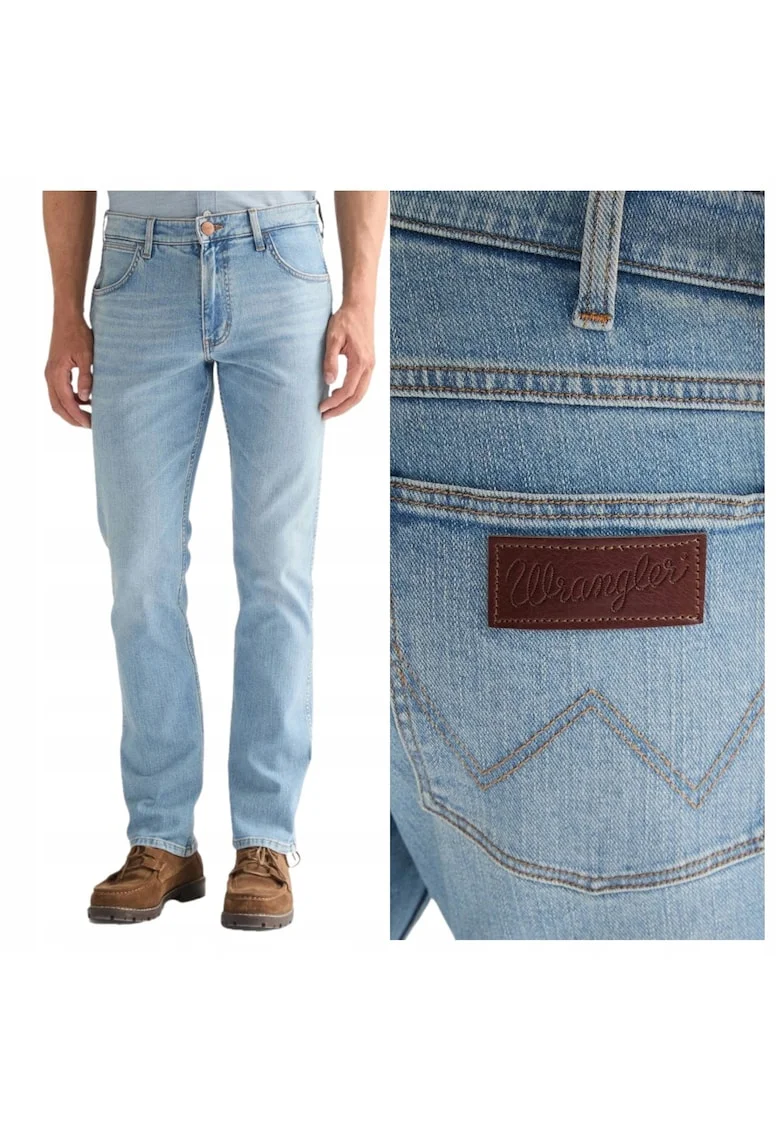 Blugi Pentru Barbati,  Albastru, Bumbac De Inalta Calitate, Cu Picioare Lungi, Confortabile, Croiala Regulara, Albastru