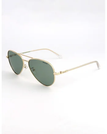 Ochelari de soare aviator cu lentile polarizate, Auriu deschis