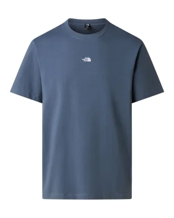 Tricou relaxed fit cu logo discret, Albastru
