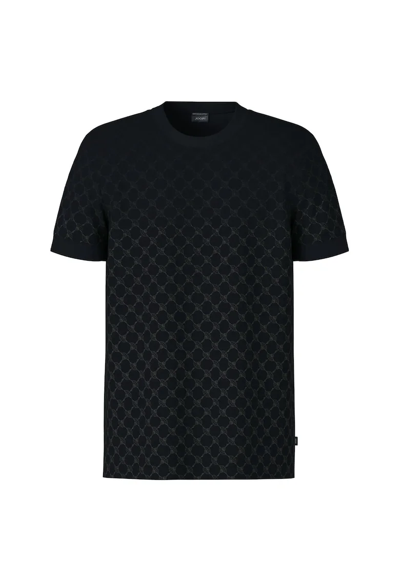 Tricou din bumbac cu imprimeu, Albastru inchis