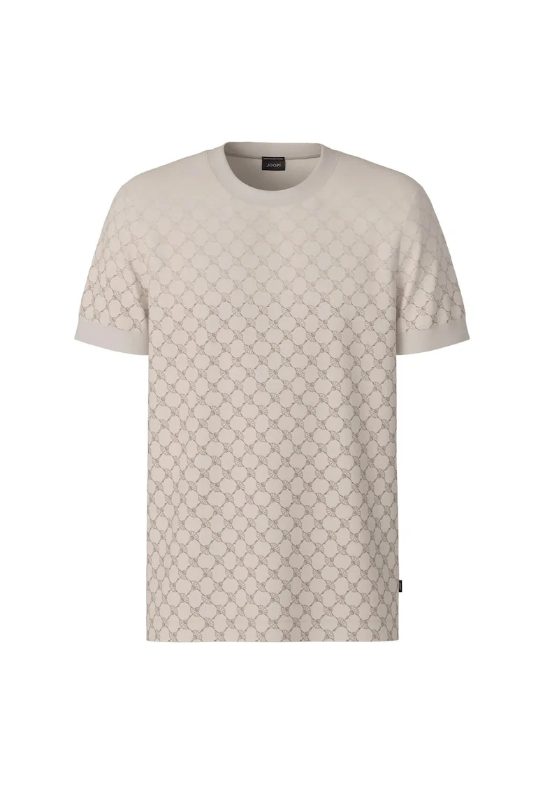 Tricou din bumbac cu imprimeu, Bej