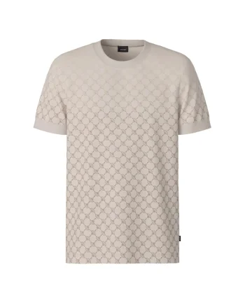 Tricou din bumbac cu imprimeu, Bej