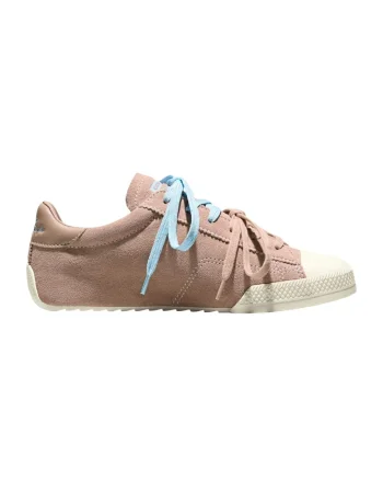 Pantofi sport Chuck Taylor de piele intoarsa si piele, Maro