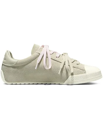 Pantofi sport Chuck Taylor de piele intoarsa si piele, Gri