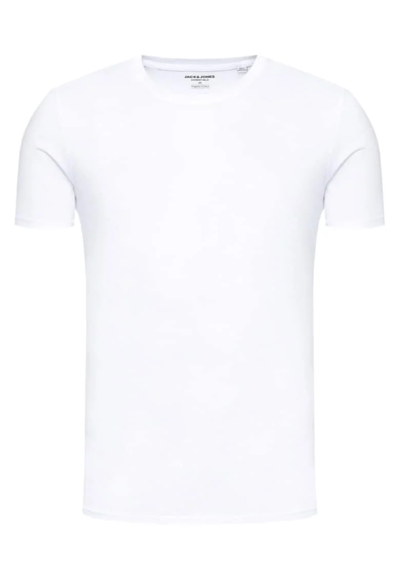 Tricou basic barbati, Noos, Regular fit, Alb