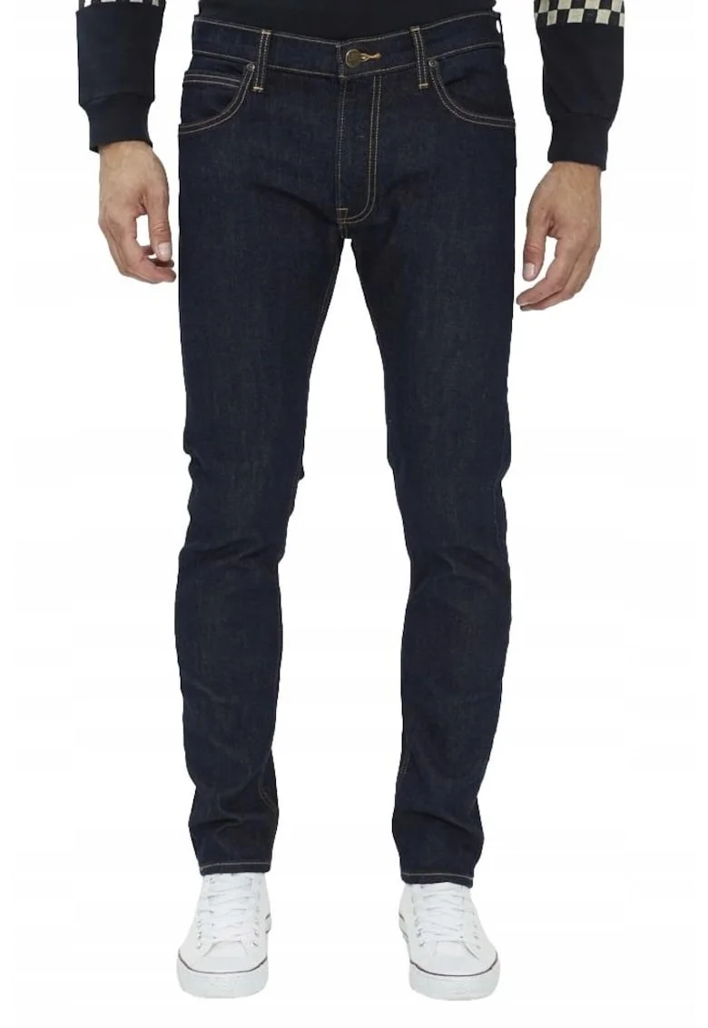 Blugi Barbati,  Luke, Slim, Tapered, Negru, 36