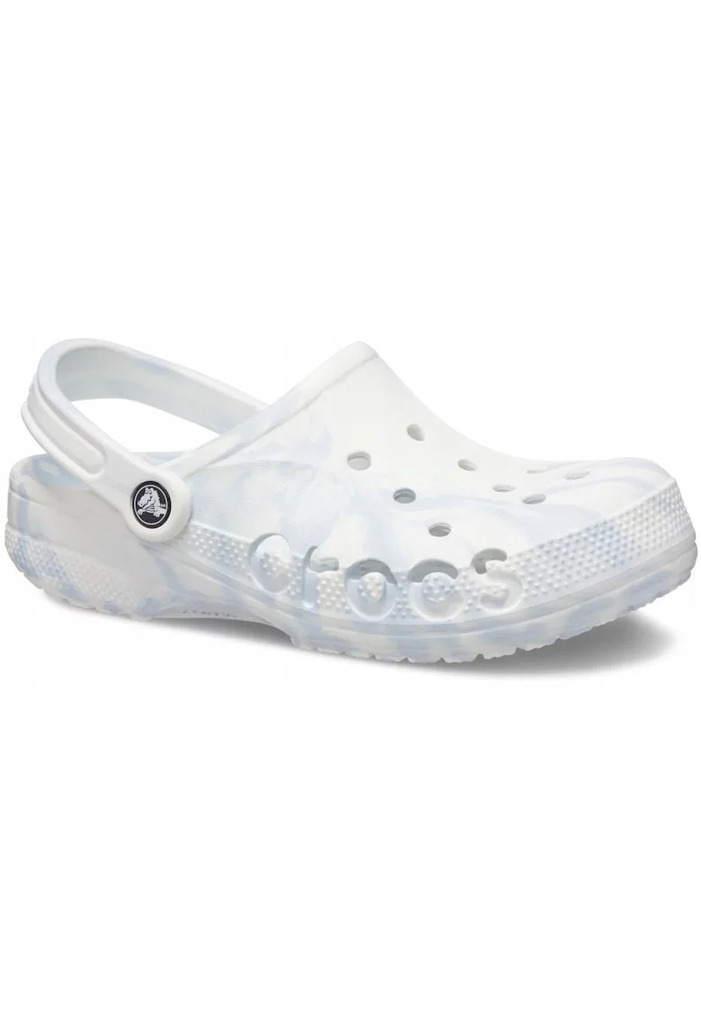 Saboti Femei,  Baya Marbled Clog, Alb, Alb