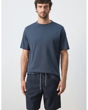 Tricou regular-fit din bumbac, Gri carbune