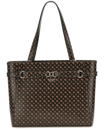 Geanta shopper din piele ecologica Eliette, Negru