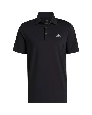 Tricou barbati  Ultimate365 Solid Left Chest Polo Shirt, Negru