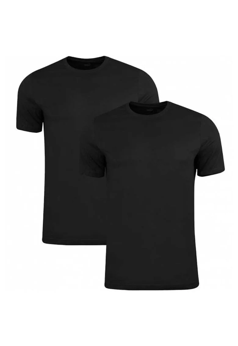 Tricou copii  Junior Blank Base T-shirt 2-pack, Negru
