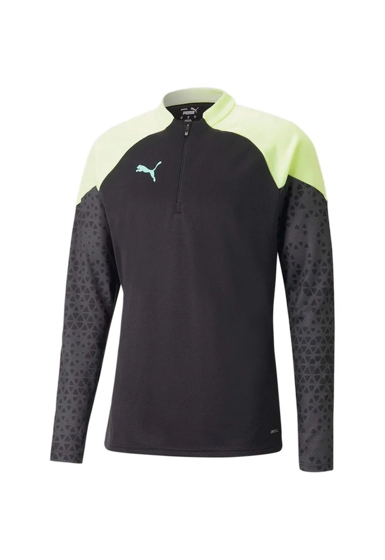 Bluza barbati  Individualcup Training 14 Zip Top, Negru