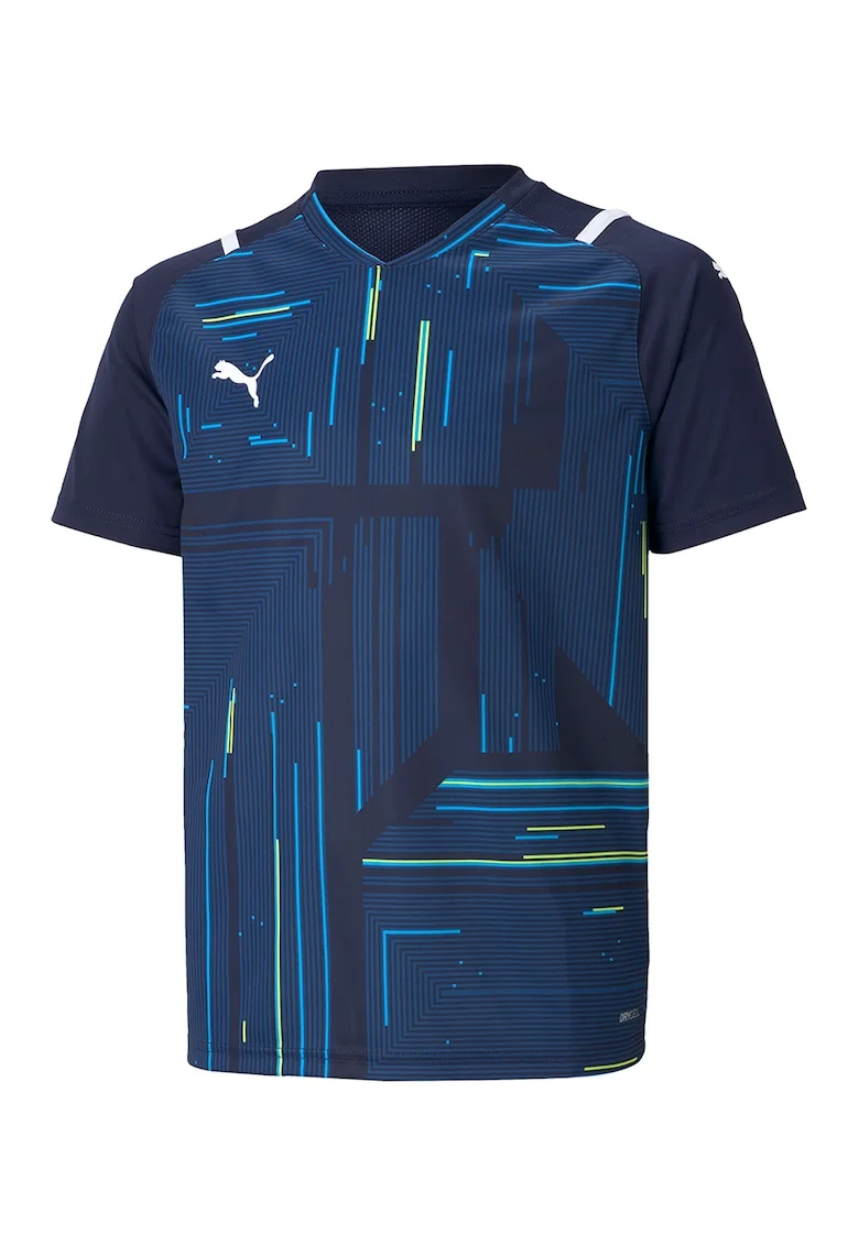 Tricou cu decolteu in V pentru fotbal Ultimate, Bleumarin