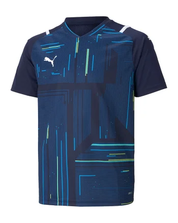 Tricou cu decolteu in V pentru fotbal Ultimate, Bleumarin