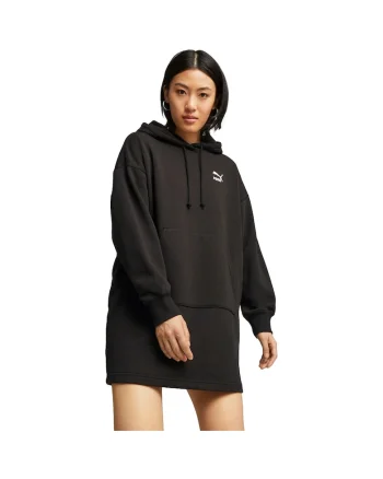 Rochie femei  Classics Hooded, Negru, XXS