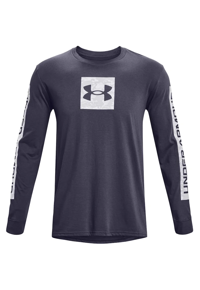 Bluza cu imprimeu logo pentru fitness Camo Boxed