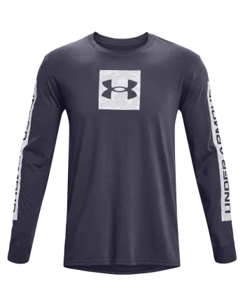 Bluza cu imprimeu logo pentru fitness Camo Boxed